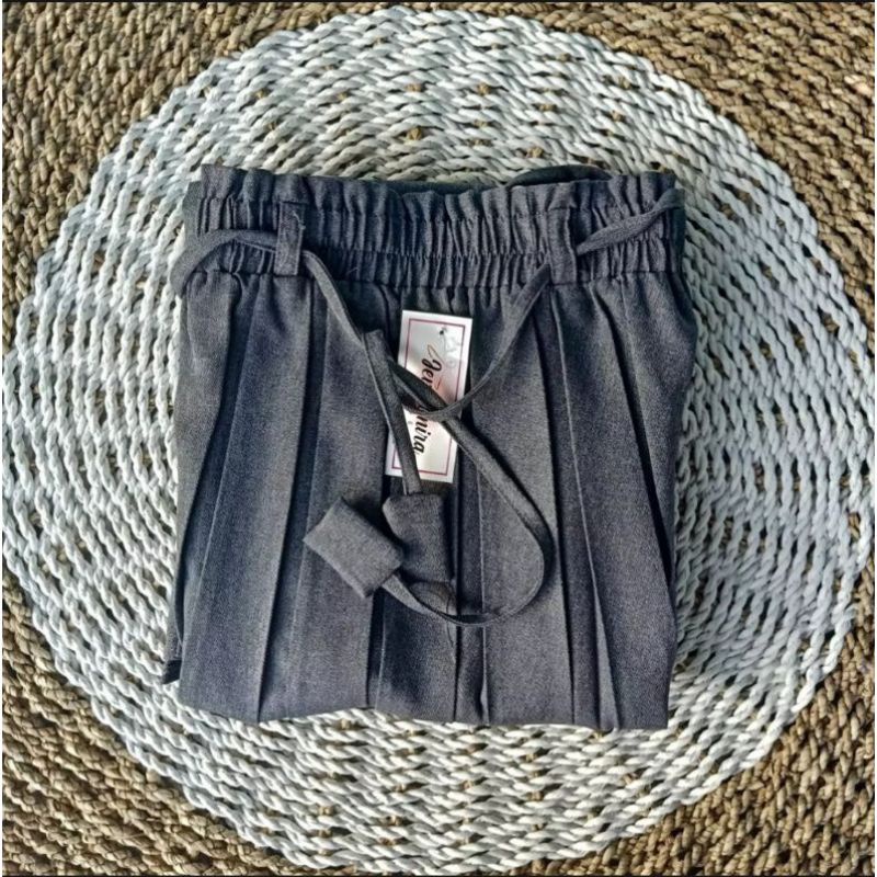 Rok kantor premium .Rok plisket smiwoll premium.rok plisket polos smiwols ./Rok kantor-Roc k Abu