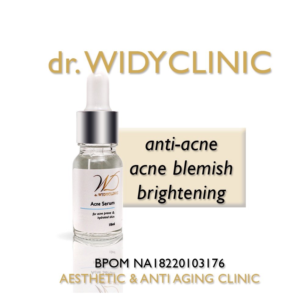 Serum Acne Jerawat dr Widy Clinic Serum Wajah Glowing Mencerahkan BPOM Halal MUI Untuk Semua Jenis Kulit &amp; Fungal Acne / Obat Jerawat Formulasi Dokter