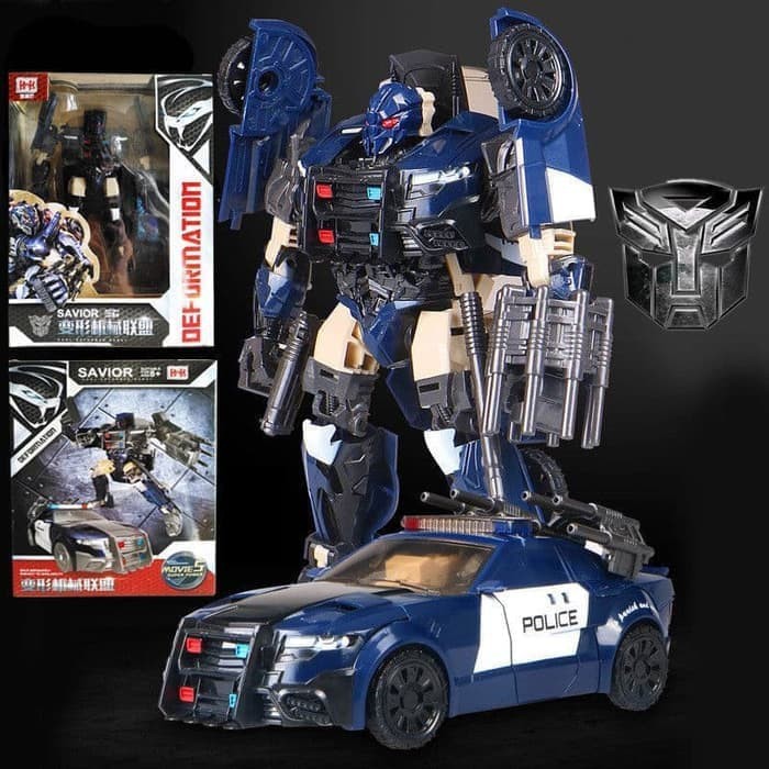Tranformers Barricade Voyager Class Savior BmB Action Figure