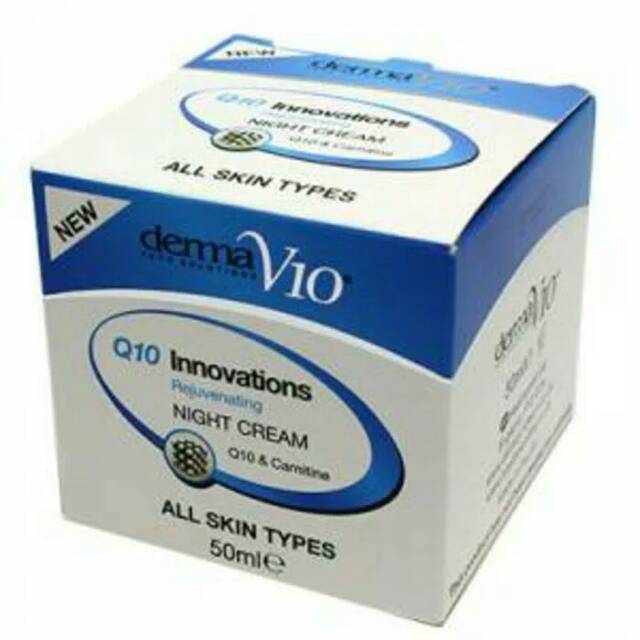Derma V10 Q10 Innovations Night Cream 50ml UK