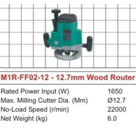 DCA AMR02-12 WOOD ROUTER - MESIN PROFIL BESAR 12MM COLLET PALING MURAH