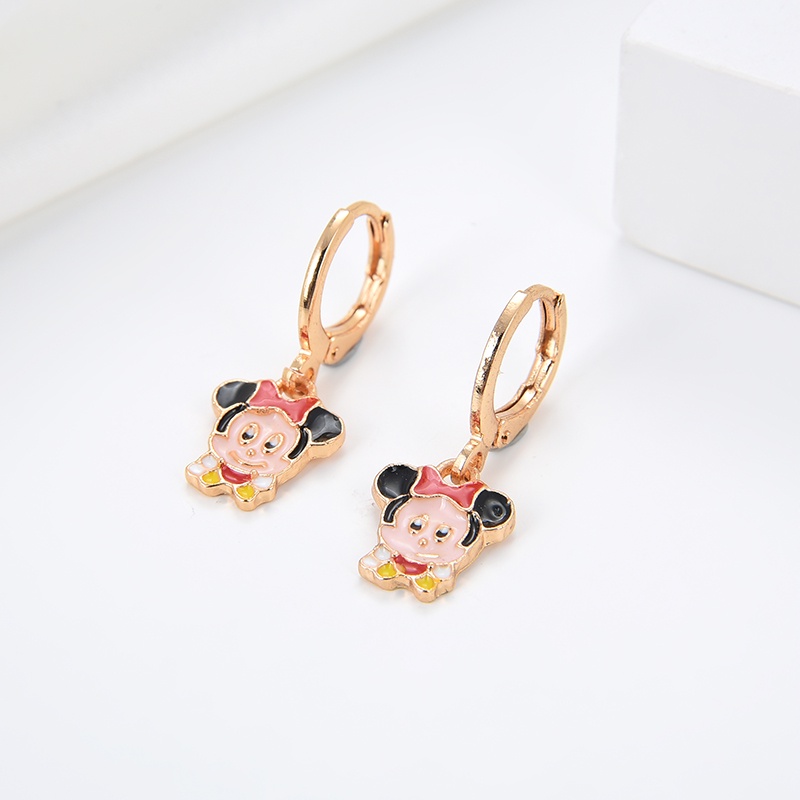 Anting Titanium Anak Emas Asli Muda Wanita Korea Anti Karat Karat Panjang Selamanya Korea Dewasa Bunga Style Korean Style Tusuk 08