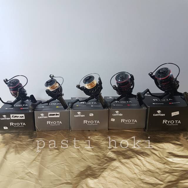 Reel catfish ryota 1000 2000 3000 4000 6000 POWER HANDLE