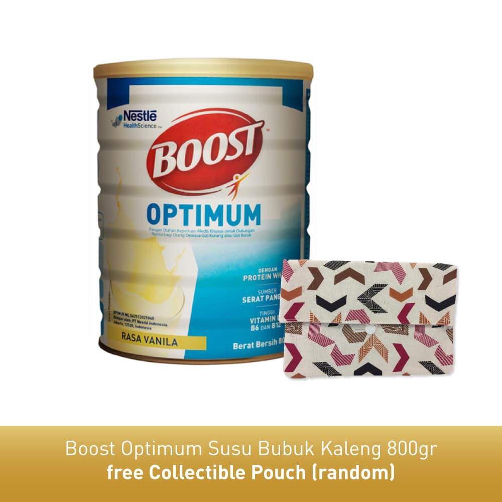 

PROMO BOOST OPTIMUM SUSU BUBUK KALENG 800GR FREE COLLECTIBLE POUCH (RANDOM) TERMURAH