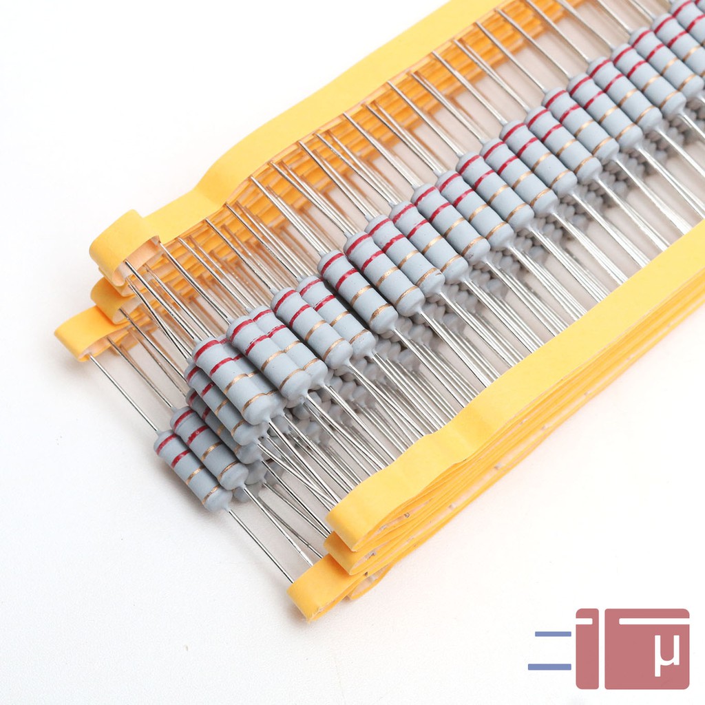 Resistor 2R2 2.2 Ohm 2W Metal Oxide 5% Taiwan Kaki Tembaga