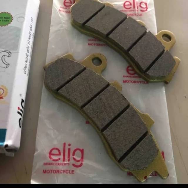 Kampas rem depan cakram pcx new 2018 lokal merk elig tipe em380