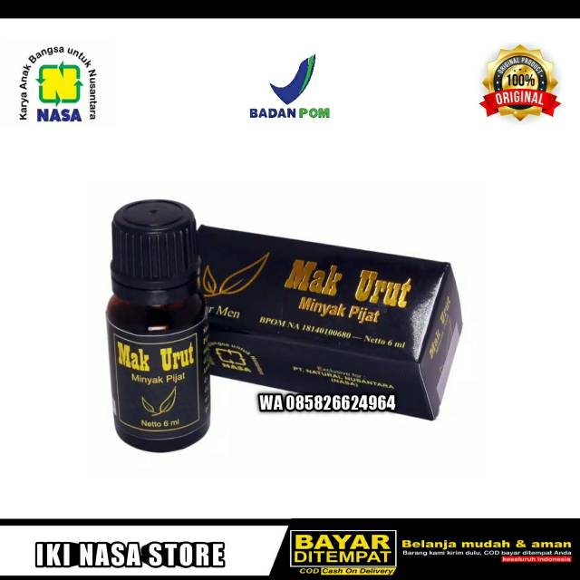 Mak Urut Minyak Pijat Pria Asli Original