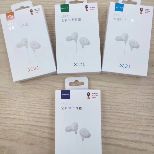 Earphones X21 handsfree headset in ear xiaomi oppo samsung vivo