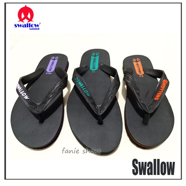 Swallow Sandal Jepit Karet Pria Wanita 9.5-11 / Sandal Wudhu / Sandal Karet