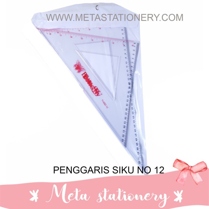

Kusus Hari Ini Penggaris Siku Butterfly No. 12 Hot Sale