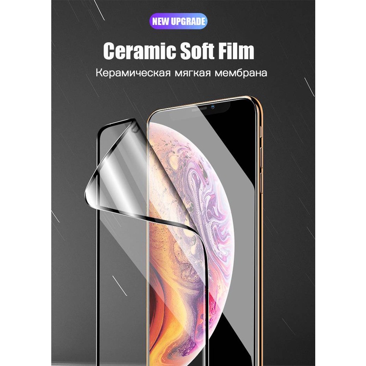 2PCS New Soft Ceramic Protective Film Screen Protector for Xiaomi Mi 10 / 10pro / 11 / 11 pro / 11 ultra / redmi note 9 4G / note 9 5g / note 9 pro / note 8 / note 8 pro No Glass