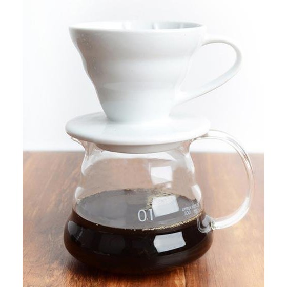 Teko Kaca / Teko Untuk Membuat Kopi / Coffee Server Glass 360ml / Teko Kopi Kaca Tahan Panas V60