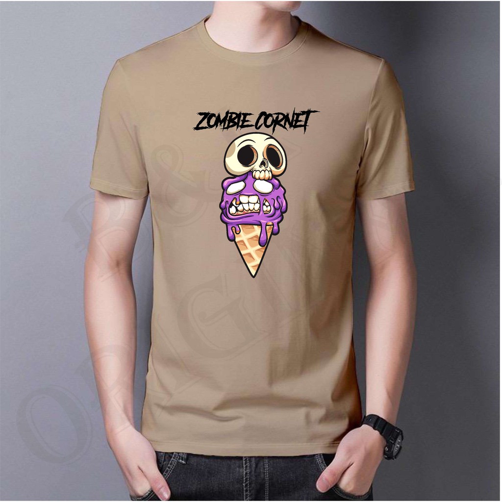 BS//TERLARIS//BAJU KAOS ZOMBIE CORNET TANGAN PENDEK PRIA DAN WANITA//GOOD QUALITY