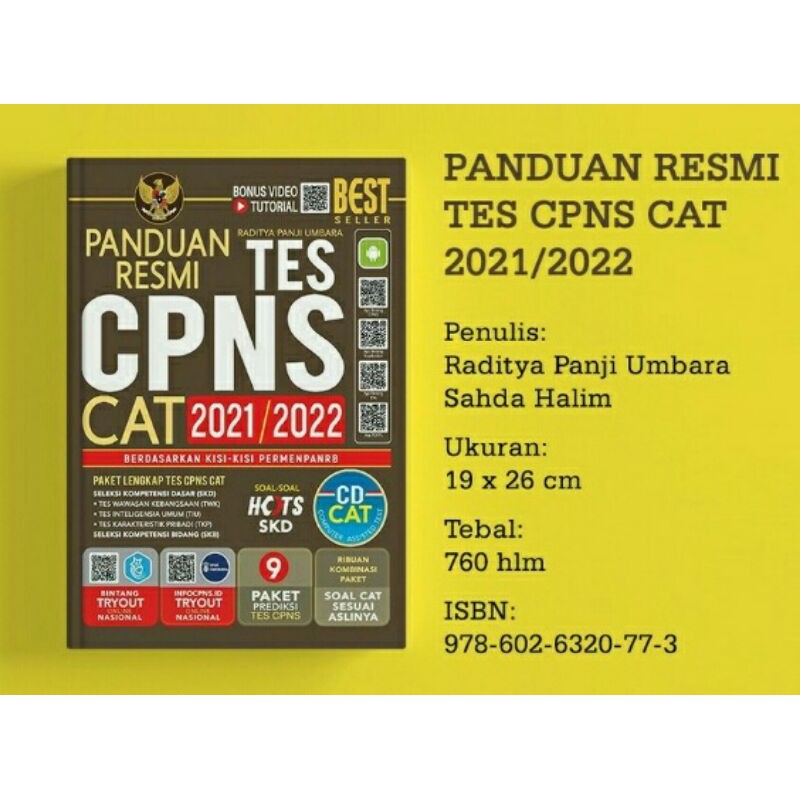PANDUAN RESMI Tes CPNS 2021/2022+CD(Original)