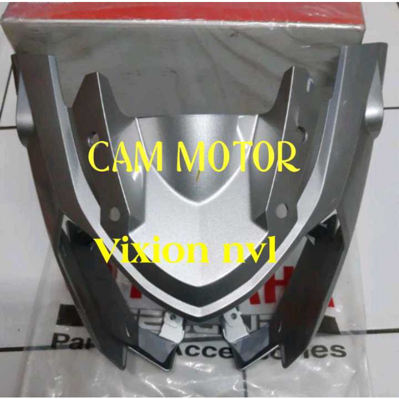 COVER BATOK LAMPU DEPAN VIXION NVL 2013 2014 SILVER ORIGINAL YGP