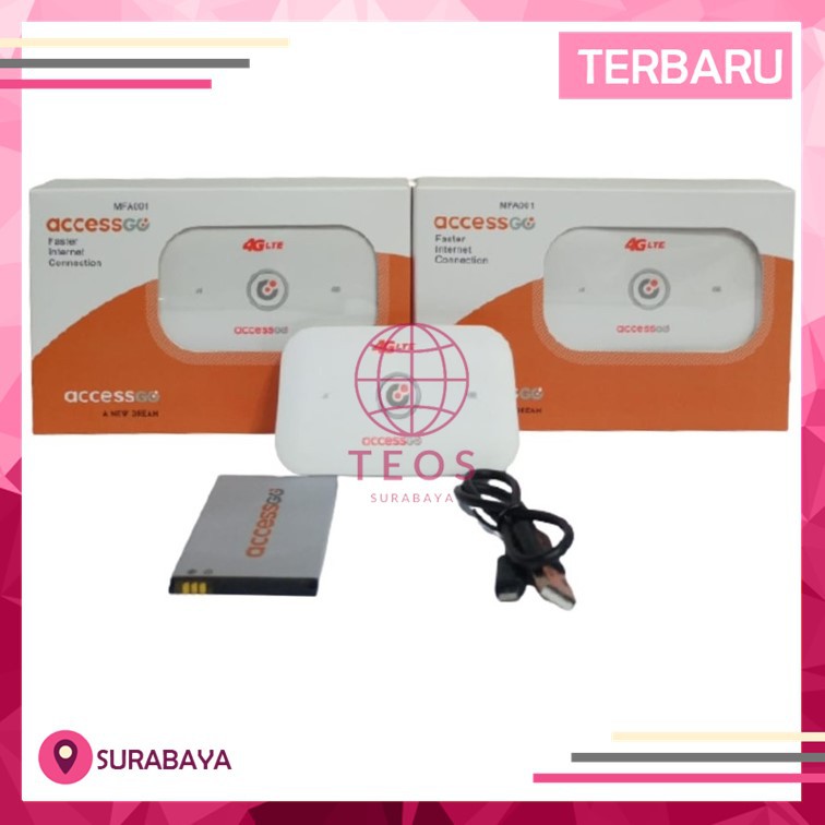Terbaik Mifi AccessGo Modem Wifi MF-A001 Unlock All Operator TEOS