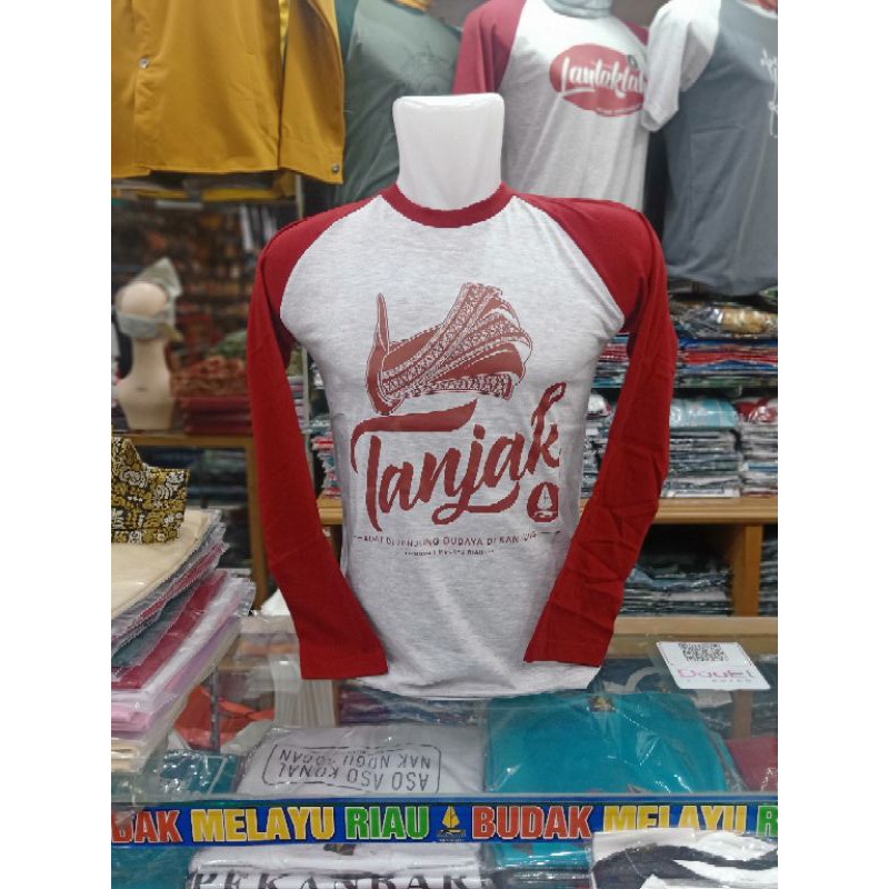 KAOS BUDAK MELAYU RIAU KAOS OLEH OLEH PEKANBARU LENGAN PANJANG PREMIUM HIGH QUALITY | TANJAK