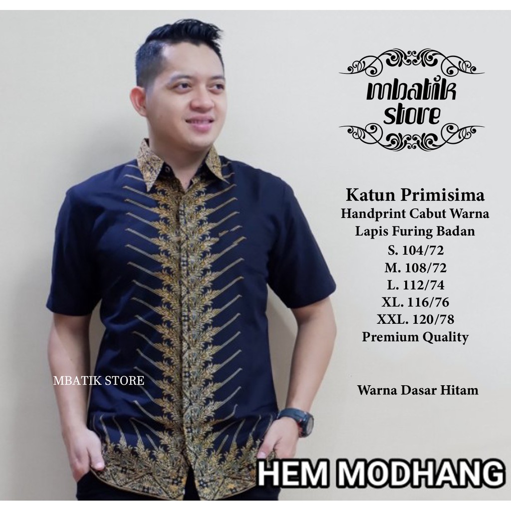 Modhang 2 Kemeja Batik Pria Panjang Full Furing by Dewo