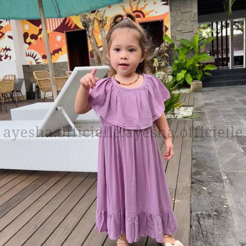 Ayesha - BATARI DRESS | Dress Anak Mewah Katun Rayon Crinkle