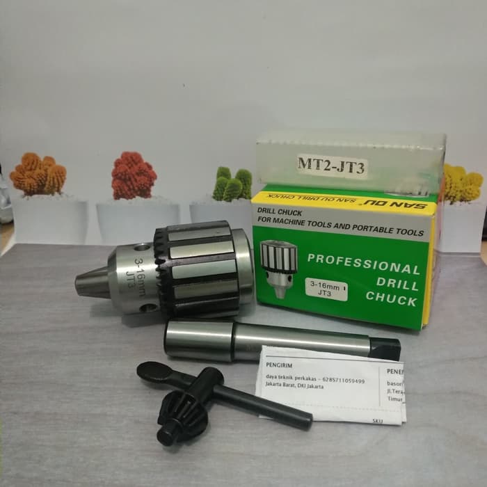 KEPALA BOR 16MM JT 3 SET ASBOR MT2 - KEPALA BOR MAGNET 23MM 16MM dtp bubut milling