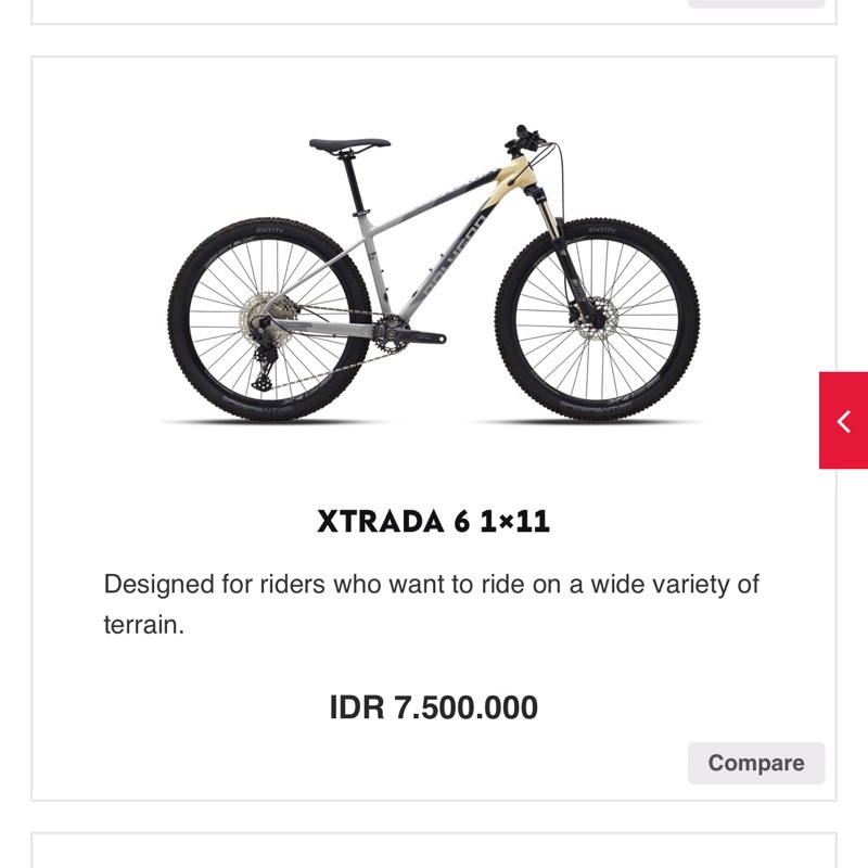 27.5” polygon xtrada 6 1x11Sp deore m5100 fork suntour xcr hydro brake