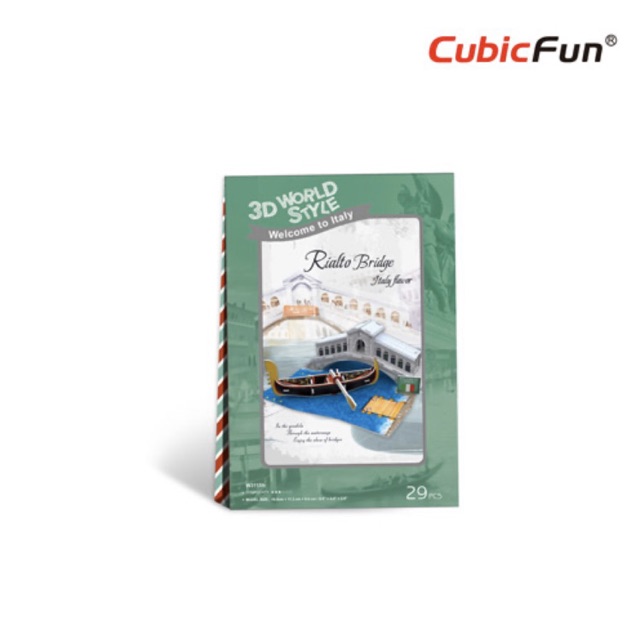 [MURAH] Cubic Fun 3D Puzzle World Style 🇮🇹 Rialto Bridge (Italy Flavor)