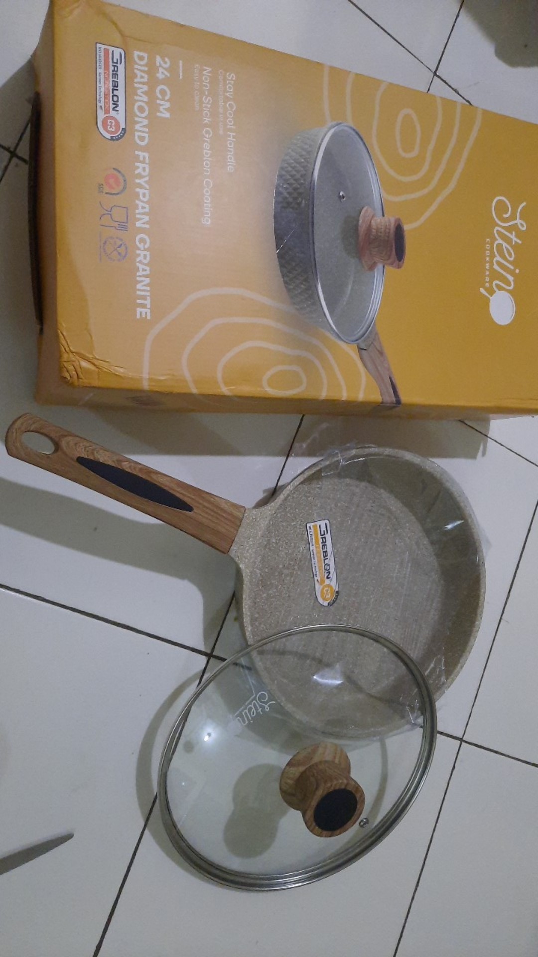 Steincookware Stein Frypan 20cm/24cm Diamond