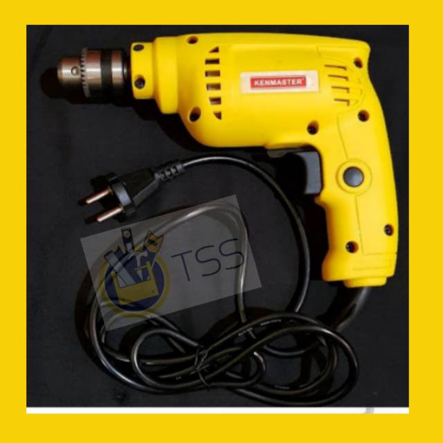 KENMASTER KM-603R Mesin Bor Tangan Listrik 10 Mm Bolak Balik 2 Arah  Electric Drill 10Mm