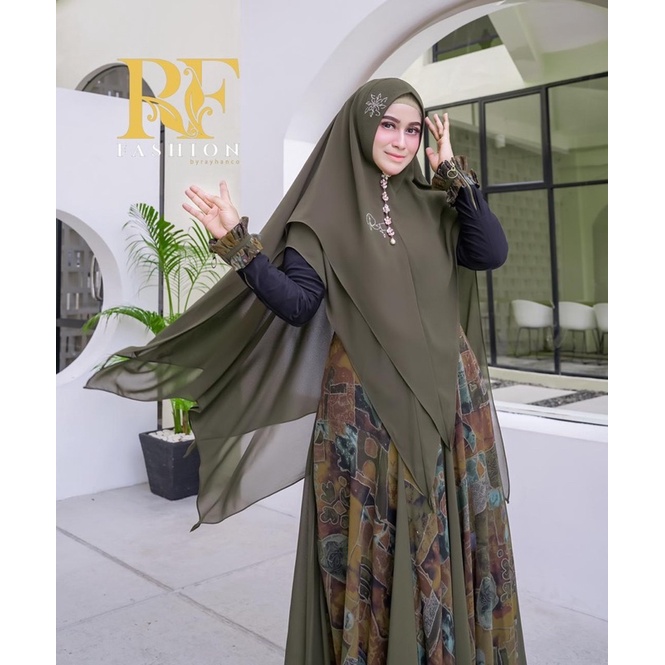 Elin Syari by RF Fashion by Rayhan Co. Olive Ceruty Import