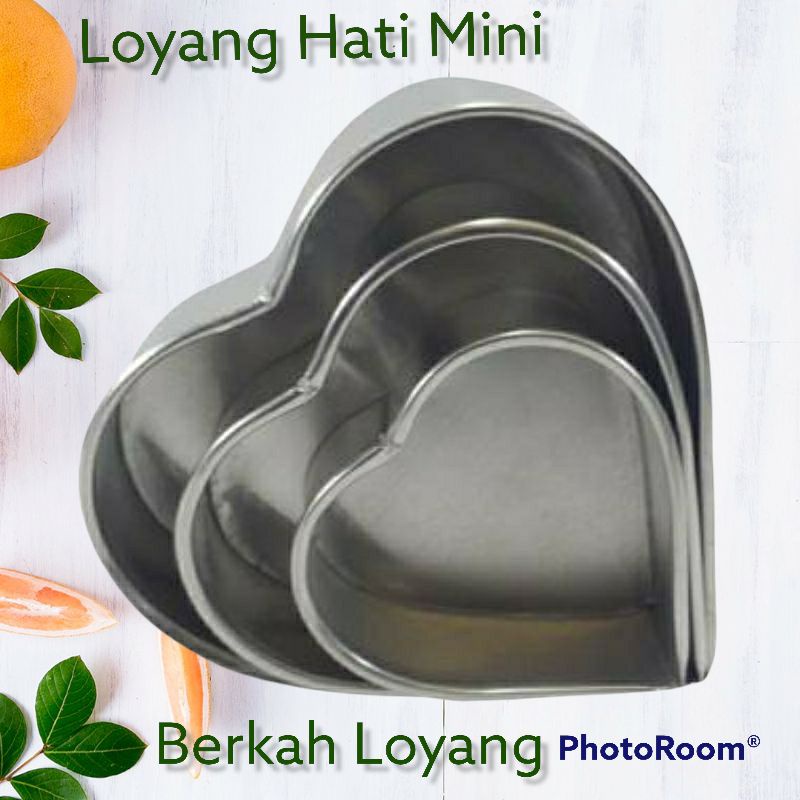 1 SET LOYANG HATI MINI ( LOVE ) / CETAKAN KUE / LOYANG KUE