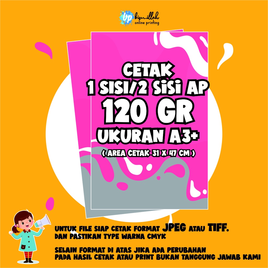 

Cetak Art Paper 120gr uk A3+