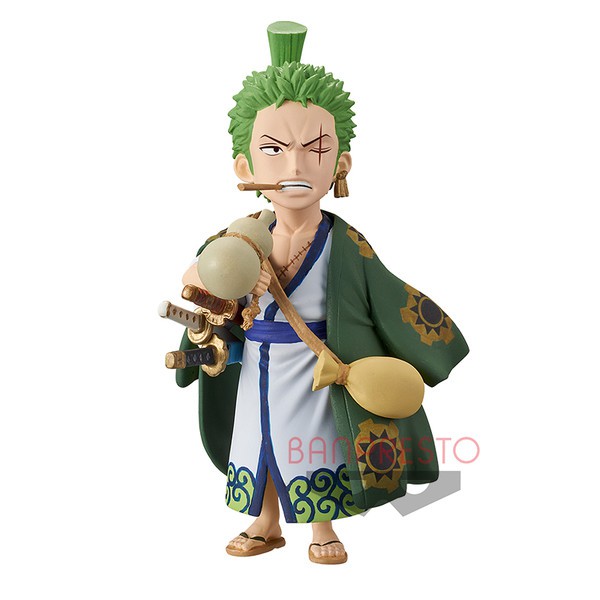 WCF Zoro Wano Kuni vol.1 - Action Figure One Piece Wanokuni Ori Original