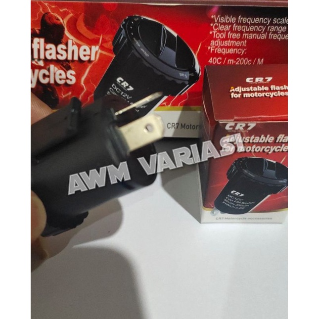 NEW FLASHER SEN FLASER SEIN CR 7 FLESER LED BISA DIATUR STEL KEDIP CEPAT NMAX-AEROX-PCX-LEXI-BEAT-VARIO