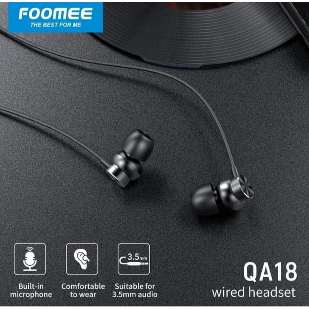 Foomee QA18 Wired Headset Stereo