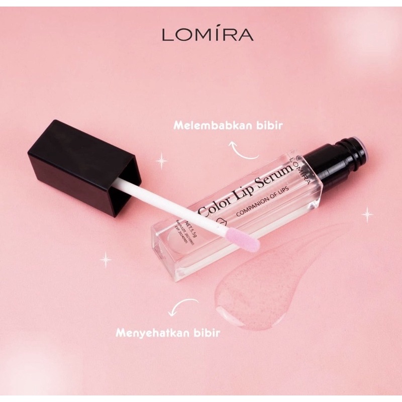 [ READYSTOK LANGSUNG KIRIM ] BPOM LOMIRA LIP SERUM lomira lip serum serum bibir lomira color lip serum lomira lip serum color lip gloss lomira