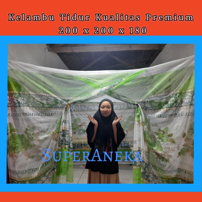 Jual Kelambu Kotak Tempat Tidur Super Premium Halus Dan Rapat Kualitas