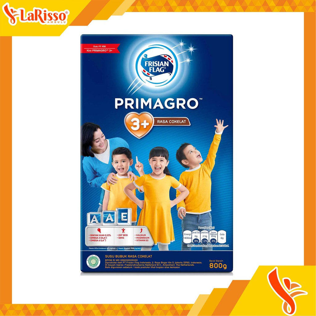 

SUSU FORMULA FRISIAN FLAG PRIMAGRO 3+ 750GR ALL VARIANT