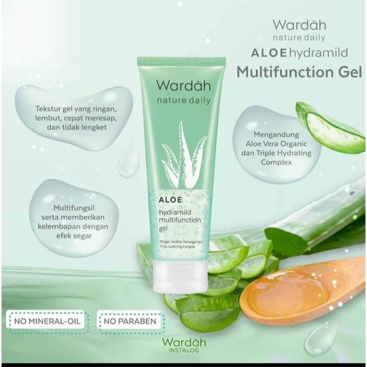 Wardah nature daily Aloe Hydramild Multifunction Gel