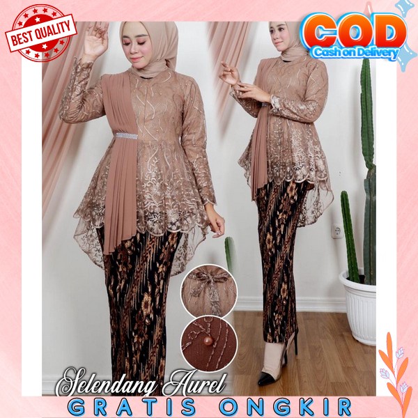 One Set Kebaya Buat Nikahan Pakaian Atasan Kondangan Wnta Setelan Kebay Cewek Bridesmiads Buju Kebya