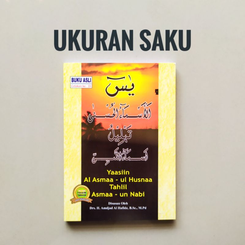 BUKU YASIN TAHLIL ASMAUL HUSNA KUNING SAKU