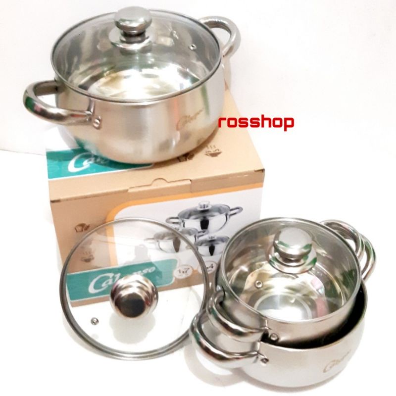 Jual Panci Stainless Steel Yang Bagus Harga Terbaik Desember 2021 Shopee Indonesia