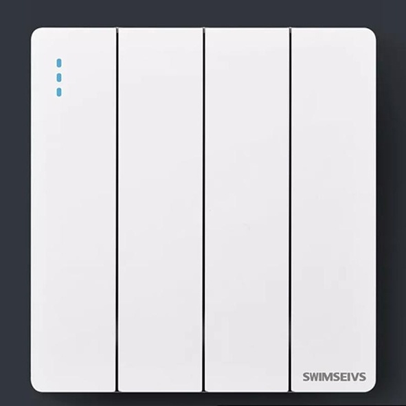 Saklar / Sakelar Lampu Putih White 1/2/3 Gang Electrical Switch Stop kontak USB