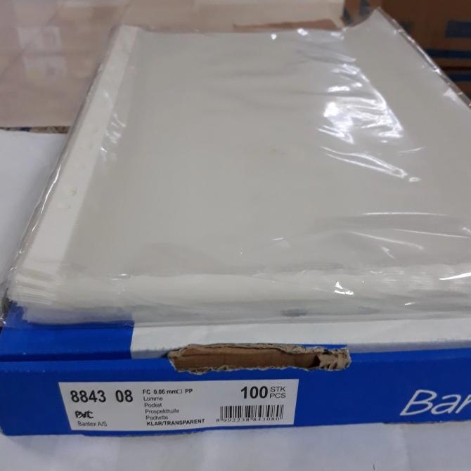 

Sale Pp Pocket Sheet Protector Bantex 8843 Folio 0.06 Clear | Produk Baru
