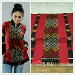 660+ Model Jaket Kain Tenun Gratis