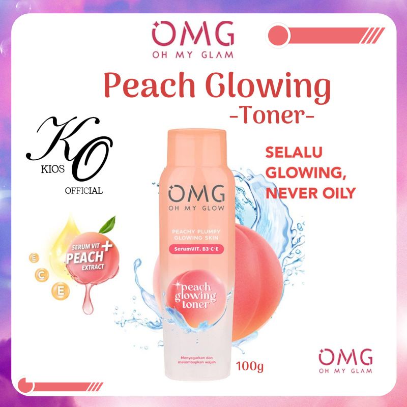 OMG Oh My Glow Peach Glowing Toner 100ml