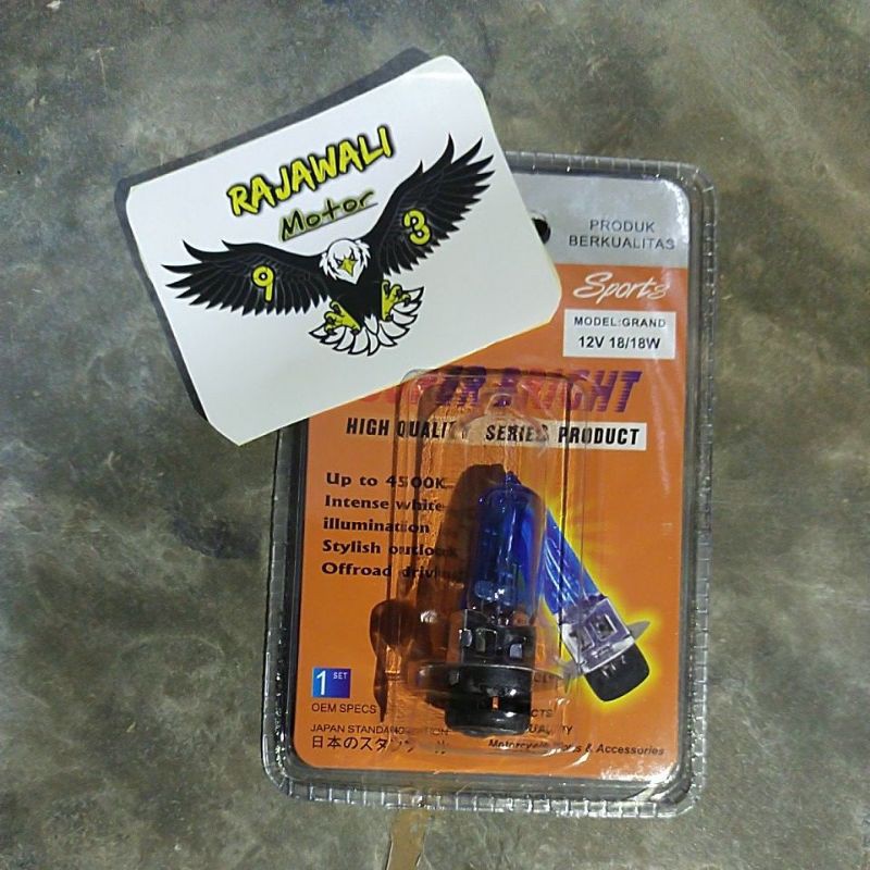 Bohlam lampu depan warna putih untuk semua motor mio beat vario Scoopy