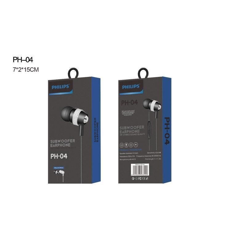 HF HEADSET PHILIPS PH-04 SUPER BASS PACK INPORT