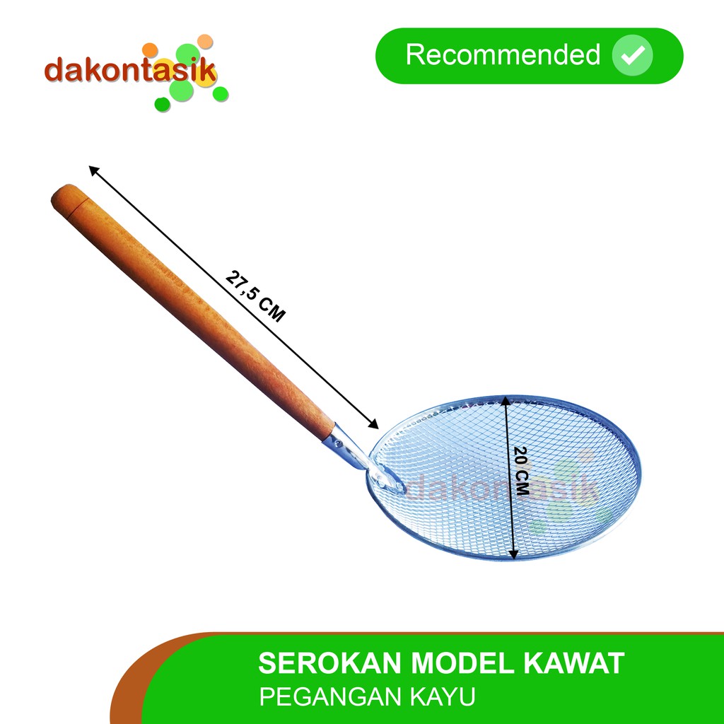 DAKONTASIK - SEROKAN MODEL KAWAT PEGANGAN KAYU