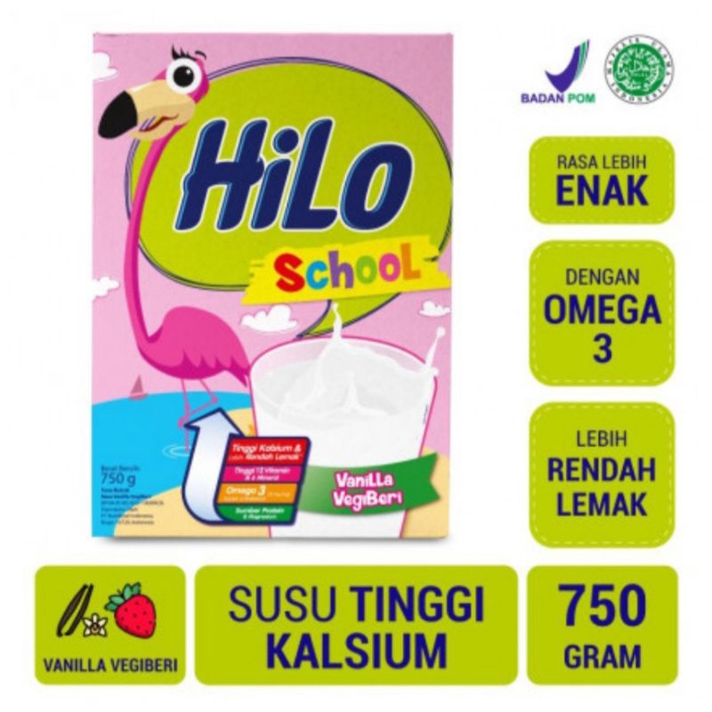 

hilo school vanilavegibery 750gr