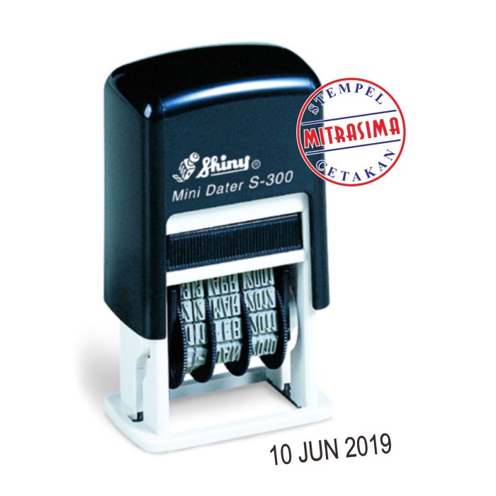 

Kusus Hari Ini Stempel Tanggal Otomatis Shiny S-300 Limited